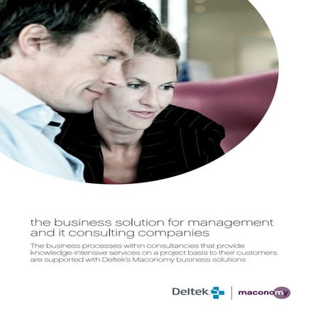 DELTEK Maconomy IT Consulting Brochure
