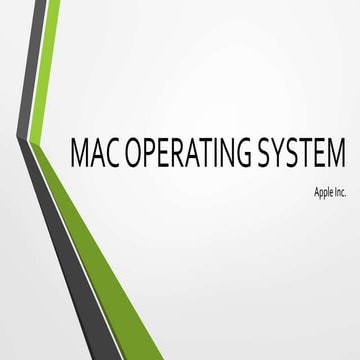 Mac os | PPTX