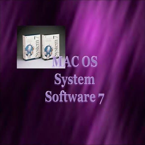 MAC OS System Software 7