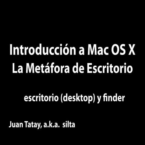 instalacion mac os x | PPTX