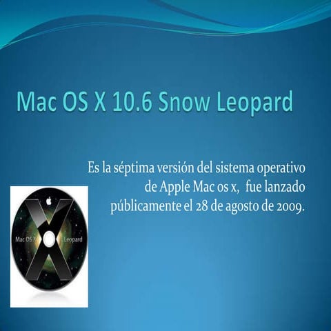Aportes (apple mac & mac os x) | PPTX