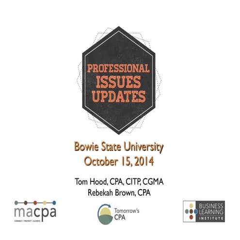 MACPA PIU October 2014  - Student Edition