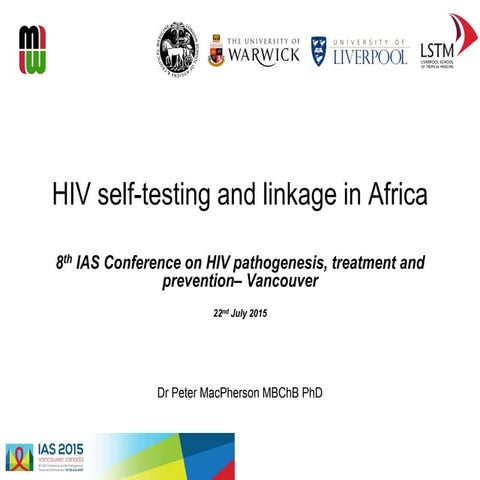 HIV self-testing and linkage in Africa