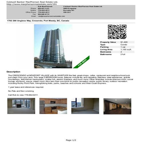 Example of Flyer for HUD Homes | PDF