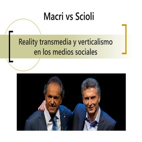 Macri vs Scioli en las redes sociales durante la campaña presidencial de 2015