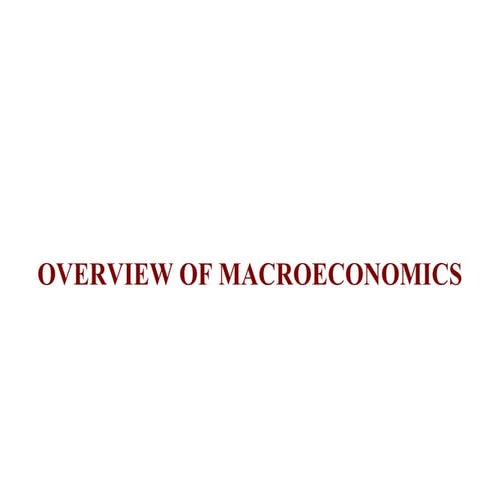 Macro economics