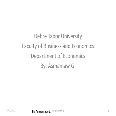 Macroeconomics part I on Aggregate Demand and Aggregate supply