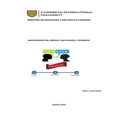 Macrodiseño del modulo de capacitación