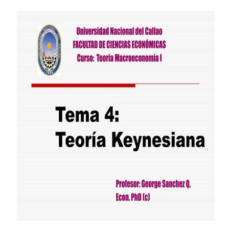 Macroeconomía keynesiana