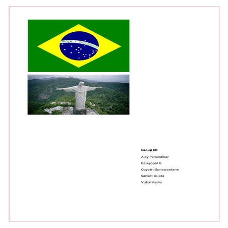 Macroeconomical Overview Of Brazil
