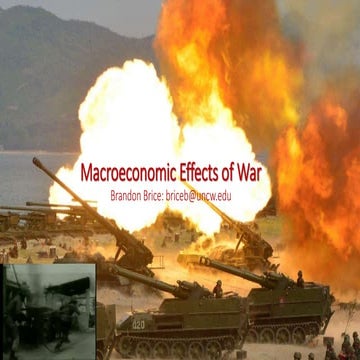 Macroeconomic effects of war