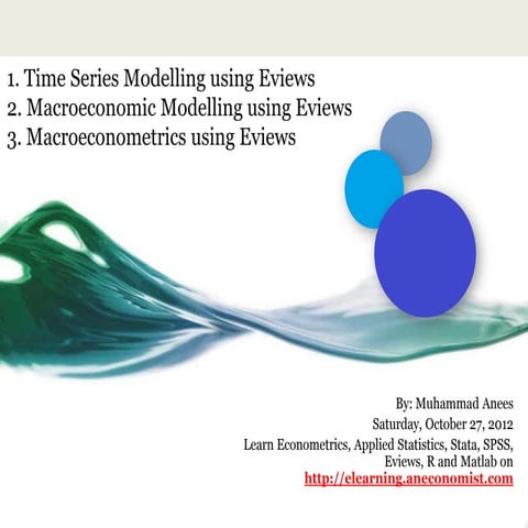 Macroeconomic modelling