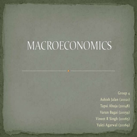Macro economics