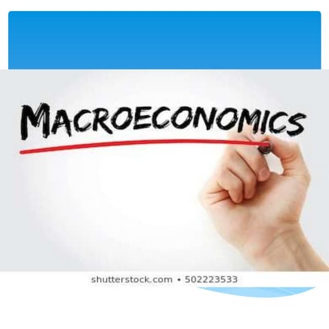 Macro economics