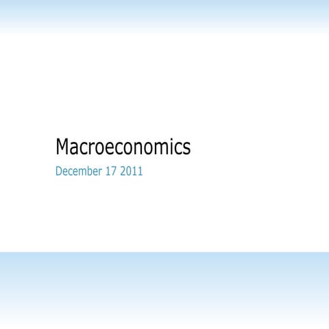 Macroeconomics 17 dec