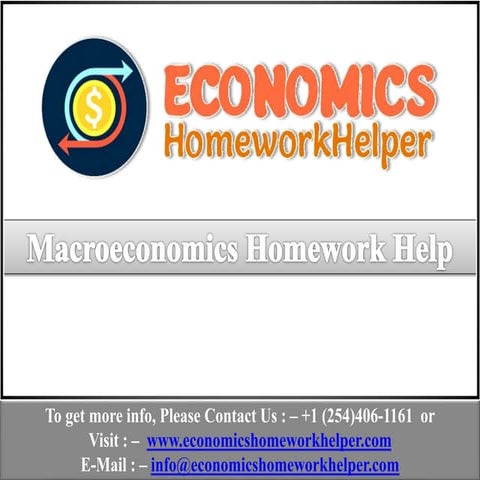 Macroeconomics Homework Help