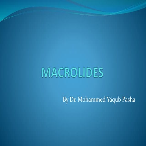 Macrolides