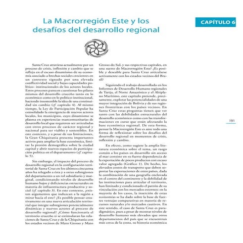 Santa Cruz en la MacroRegión Este de América del Sur | PDF