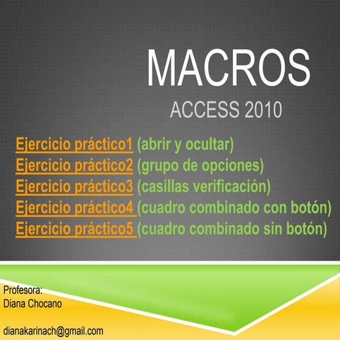 Macros