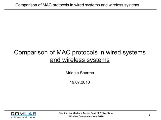 MAC seminar