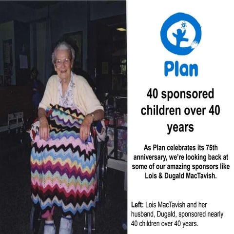 40 sponsored children over 40 years