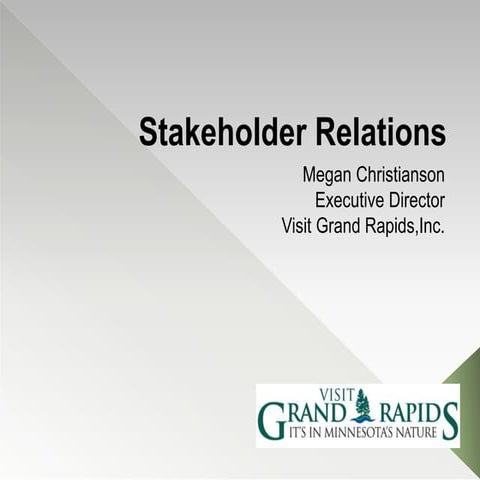 MACVB Education Summit - Stakeholder Relations