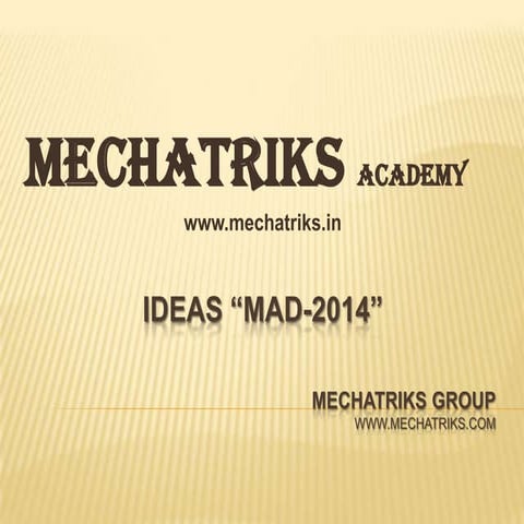 Mechatriks 2014 Projects "Mad 2014"