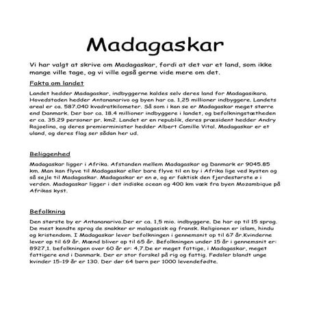 Madagaskar | PDF