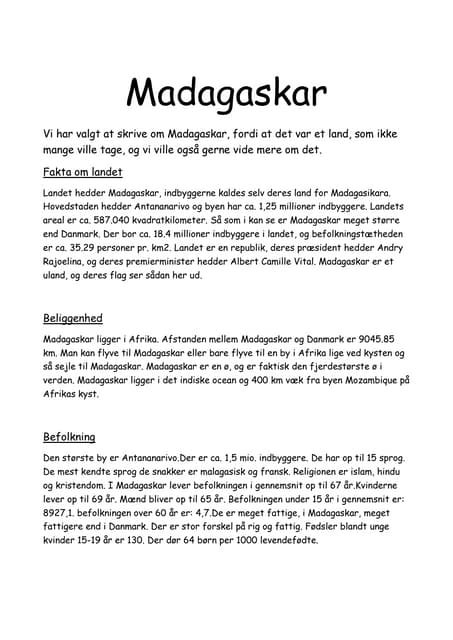 Madagaskar | PDF
