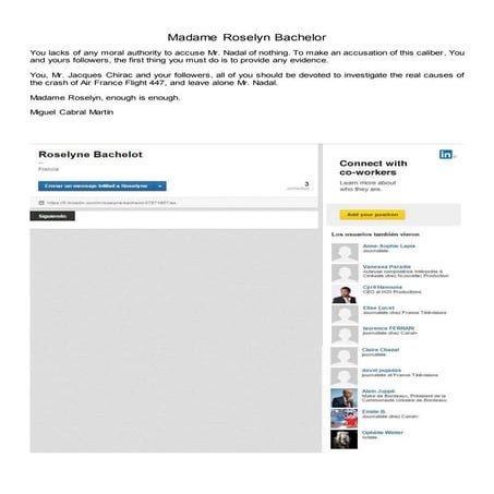 Madame roselyn bachelor