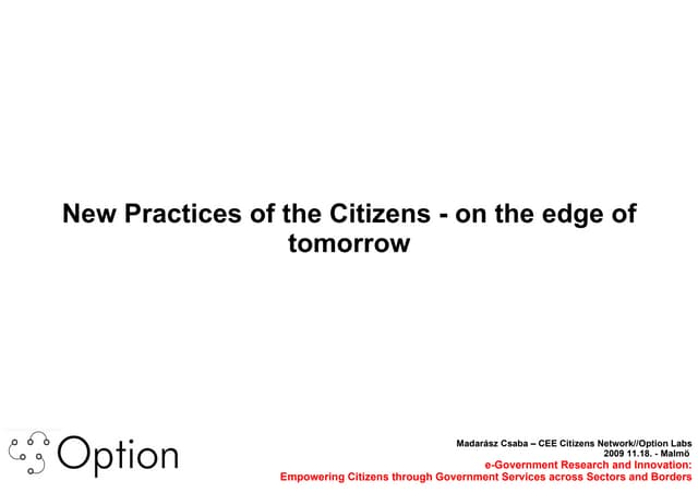 Networked citizens