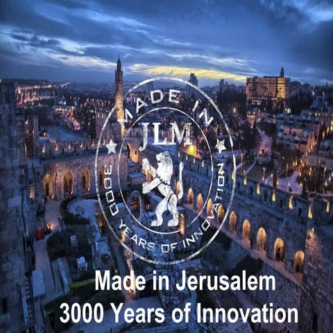 Jerusalem Innovation Ecosystem by MadeinJLM