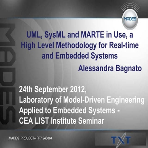 MADES Seminar @ Laboratory of Model-Driven Engineering Applied to Embedded Sy...