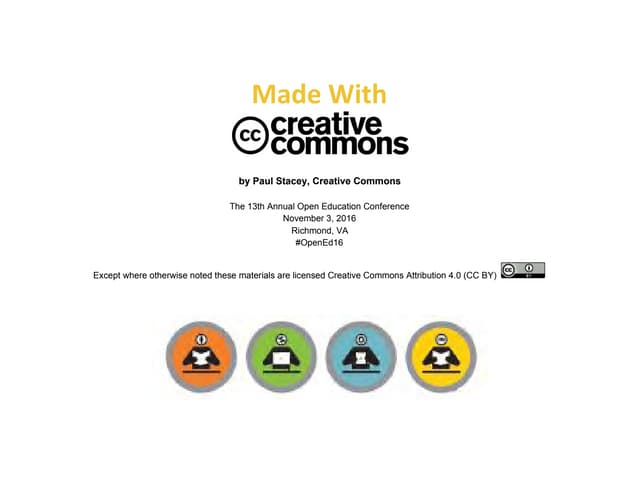 Made With Creative Commons - Open Business Models