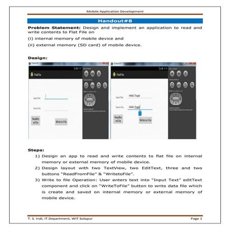 MobileAppDev Handout#8