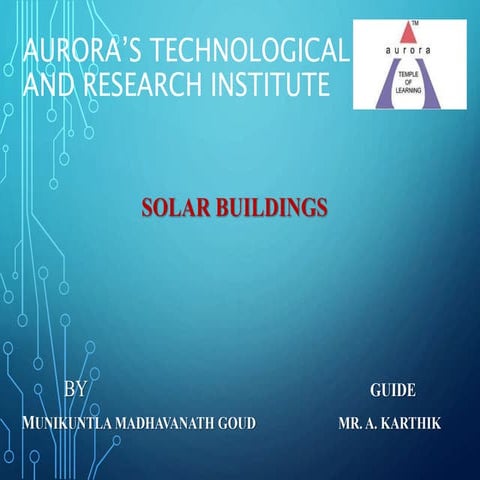 Passive Solar Design Presentation | PDF
