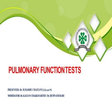 pulmonary function tests