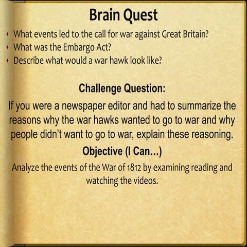 Madison's presidency