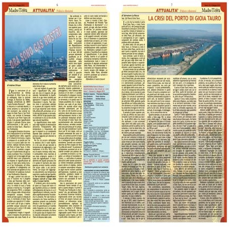 Articolo su Madre Terra News del maggio 2010
