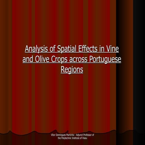 Spatial Econometrics (Presentation in the University of Madrid (14-07-2010))