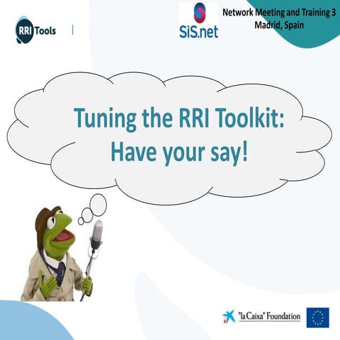 RRI Toolkit for EU National Contact Points