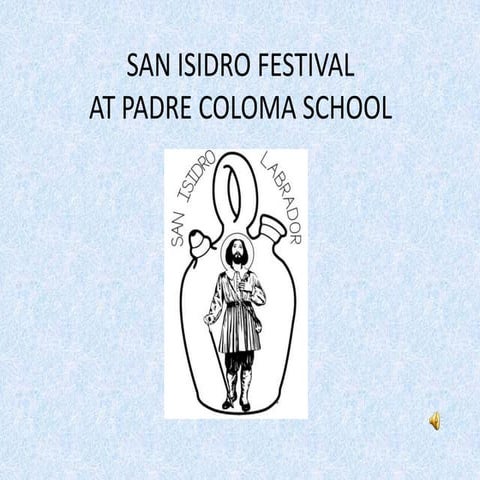 Madrid patron saint presentation from our Spanish penfriends