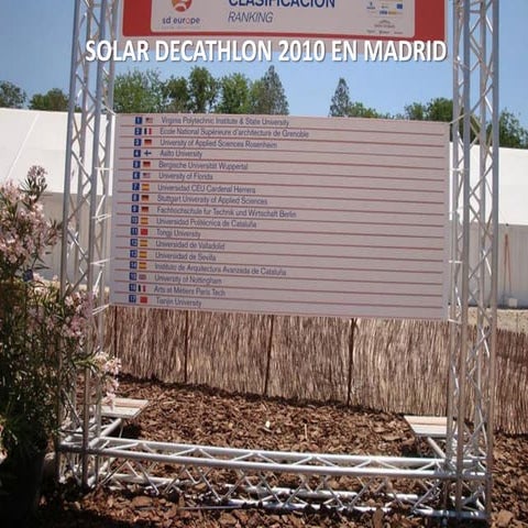 Madrid solar decathlon