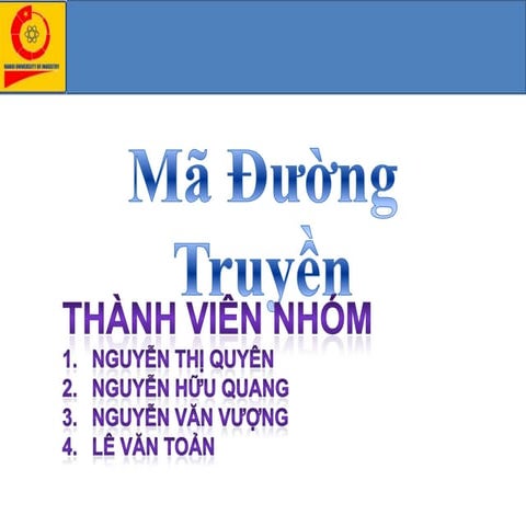 Mã đường truyền
