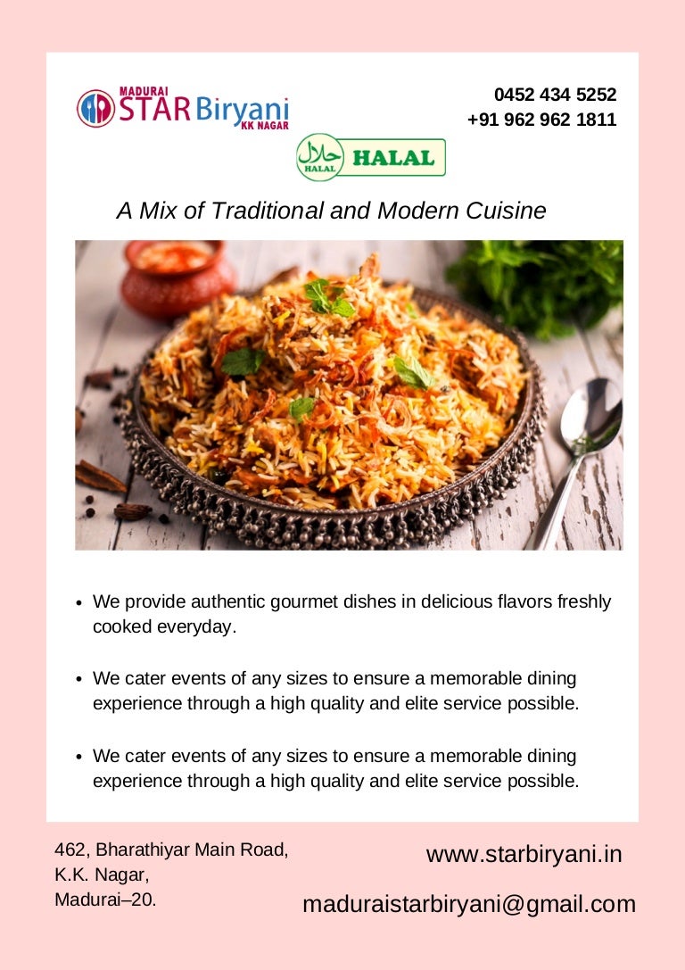 Best Biryani in Madurai Madurai Star Biryani