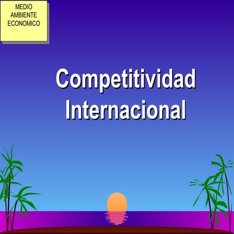 Competitividad Internacional
