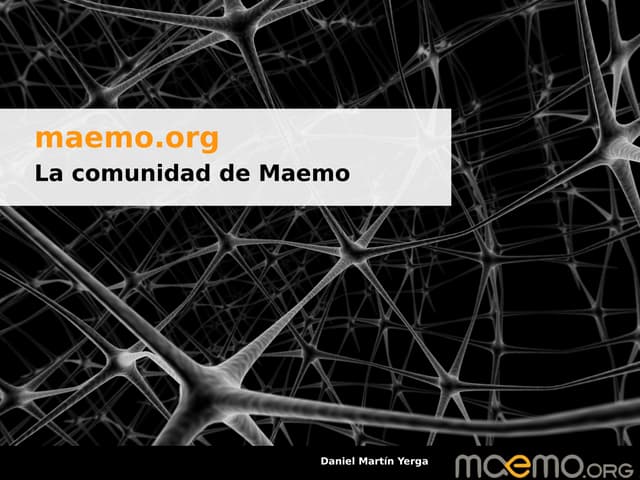 maemo.org - La comunidad de Maemo