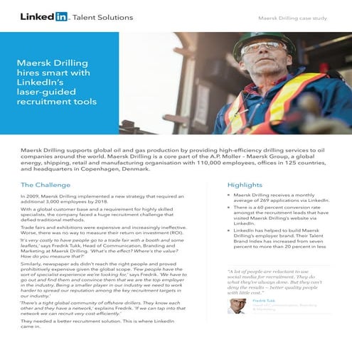 Maersk Drilling Case Study 
