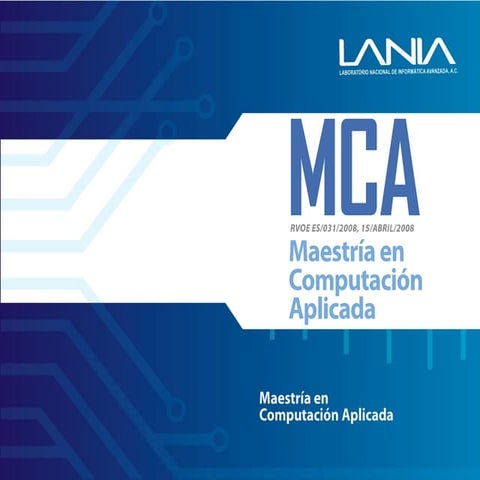 Maestría en Computación Aplicada