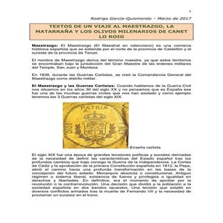 Textos para el Viaje cultural al Ma...